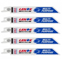 LENOX MultiWolf Wave Edge Reciprocating Saw Blade 152 x 19 x 0.9mm 10 TPI (Pack 5) £15.95